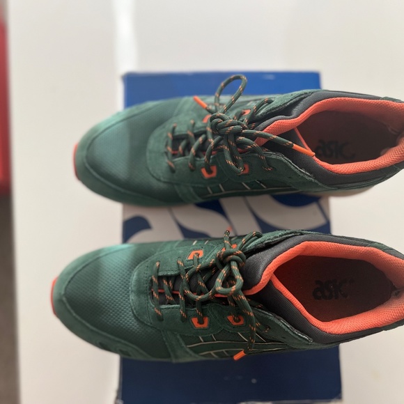 ASICS GEL LYTE III OUTDOOR PACK GREEN/ORANGE MENS SIZE 11 main image 7